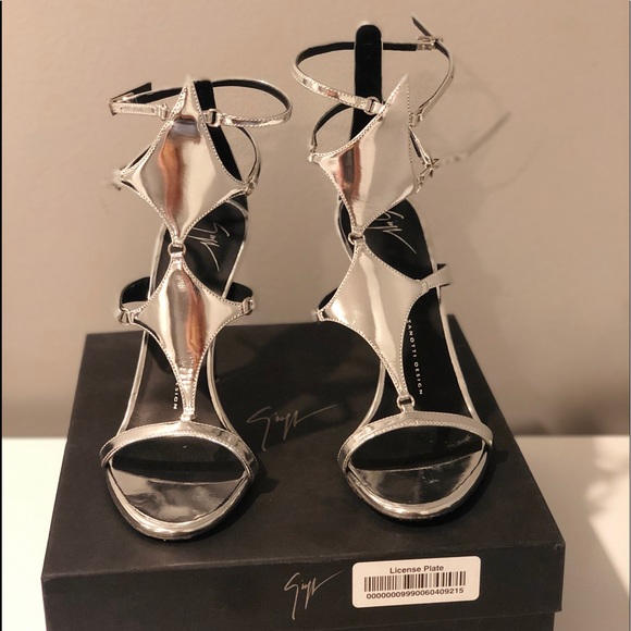 Giuseppe Zanotti Shoes - Giuseppe Zanotti Silver sandals size 38.5/8.5